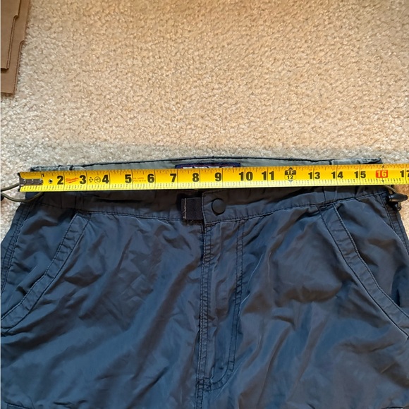 Rare Vtg APCO Y2K Parachute Pants - Baggy Gorpcore Utility Cinch Hem Navy Medium - Picture 9 of 10